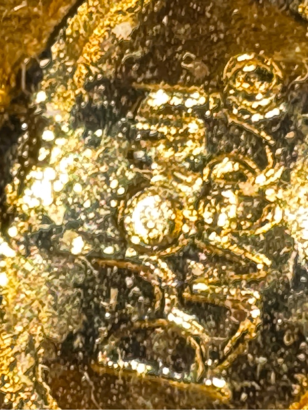 Joan Rivers Greek Evil Eye Bee Pin Brooch - Picture 7 of 7